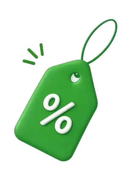 Etiqueta de descuento